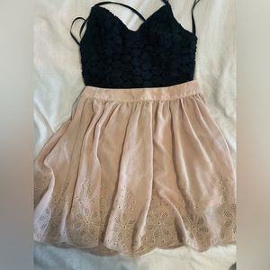 Hollister crop top w/ free skirt.